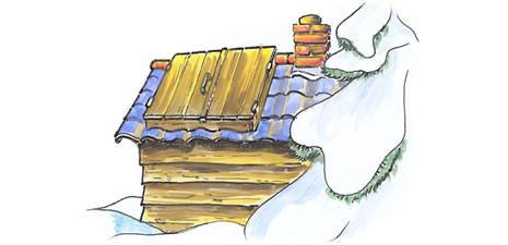 Chalet illustratie